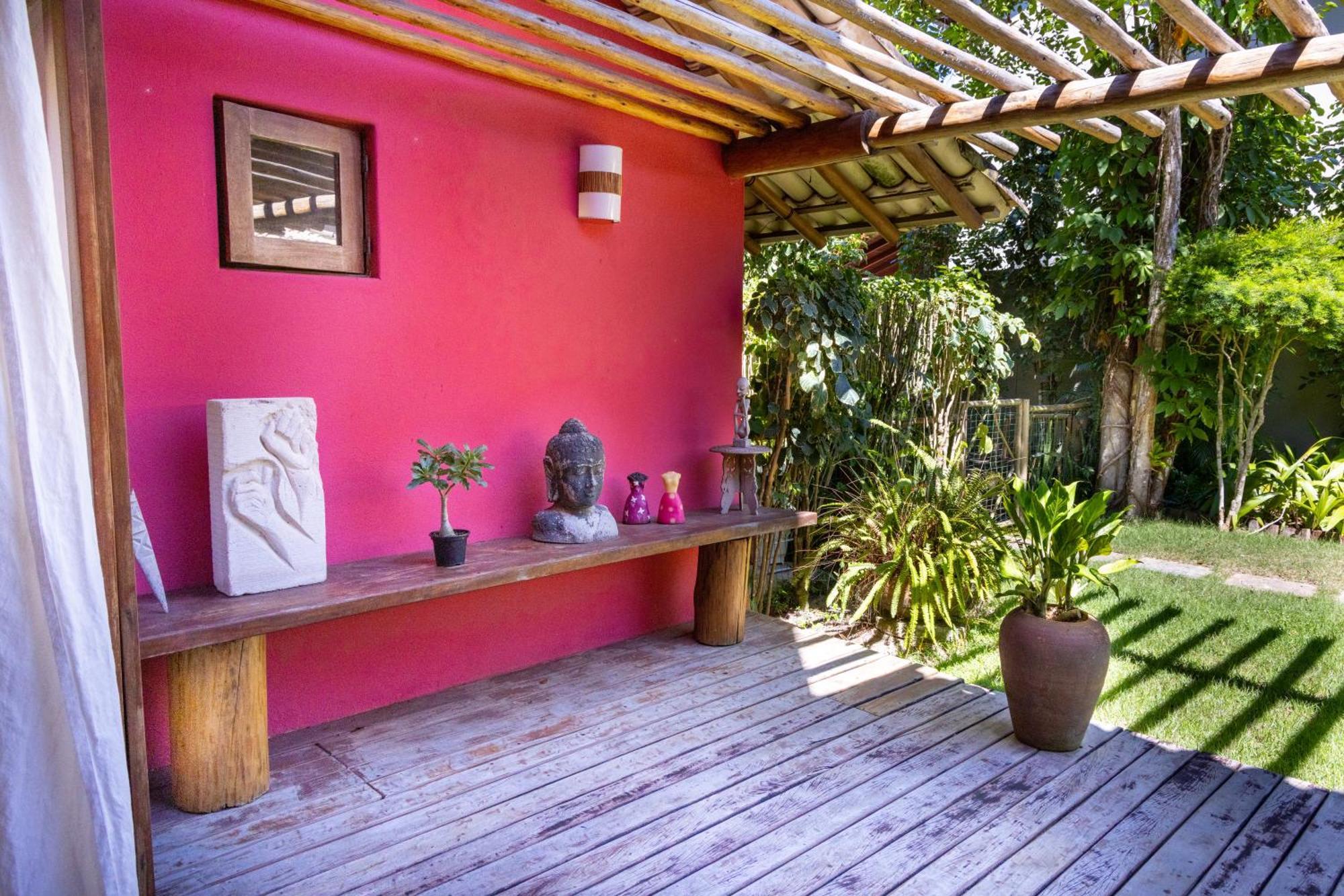 ポルトセグロ Casa Rosa Coqueirosヴィラ エクステリア 写真